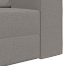 Sovesofa Gråbrun 245 x 78 x 77 cm Stof