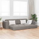 Sovesofa Gråbrun 245 x 78 x 77 cm Stof