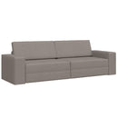 Sovesofa Gråbrun 245 x 78 x 77 cm Stof