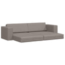 Sovesofa Gråbrun 245 x 78 x 77 cm Stof