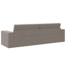 Sovesofa Gråbrun 245 x 78 x 77 cm Stof