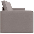 Sovesofa Gråbrun 245 x 78 x 77 cm Stof