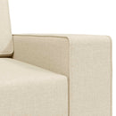Sovesofa Creme 245 x 78 x 77 cm Stof
