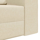 Sovesofa Creme 245 x 78 x 77 cm Stof