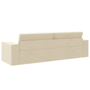 Sovesofa Creme 245 x 78 x 77 cm Stof