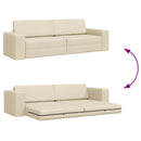 Sovesofa Creme 245 x 78 x 77 cm Stof