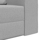 Sovesofa Skygrå 245 x 78 x 77 cm Stof