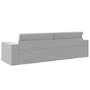 Sovesofa Skygrå 245 x 78 x 77 cm Stof