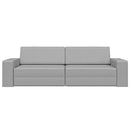 Sovesofa Skygrå 245 x 78 x 77 cm Stof