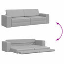 Sovesofa Skygrå 245 x 78 x 77 cm Stof