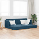 Gulvsovesofa Blå 213 x 70 x 77 cm Fløjl