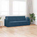 Gulvsovesofa Blå 213 x 70 x 77 cm Fløjl