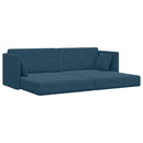 Gulvsovesofa Blå 213 x 70 x 77 cm Fløjl