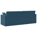 Gulvsovesofa Blå 213 x 70 x 77 cm Fløjl