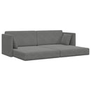 Gulvsovesofa Mørkegrå 213 x 70 x 77 cm Fløjl
