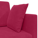 Gulvsovesofa Vinrød 213 x 70 x 77 cm Fløjl
