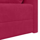 Gulvsovesofa Vinrød 213 x 70 x 77 cm Fløjl