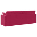 Gulvsovesofa Vinrød 213 x 70 x 77 cm Fløjl