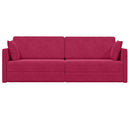 Gulvsovesofa Vinrød 213 x 70 x 77 cm Fløjl
