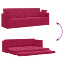 Gulvsovesofa Vinrød 213 x 70 x 77 cm Fløjl