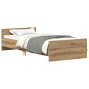 sengeramme 90x200cm uden madras konstrueret træ kunsteg