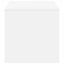 tv-bord 100x40x40 cm konstrueret træ hvid