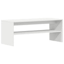 tv-bord 100x40x40 cm konstrueret træ hvid