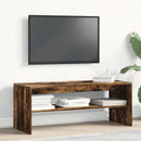 tv-bord 100x40x40 cm konstrueret træ røget egetræsfarve