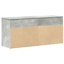 skobænk 102x30,5x45 cm konstrueret træ betongrå