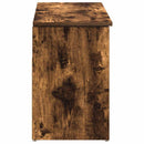 skobænk 102x30,5x45 cm konstrueret træ røget egetræsfarve