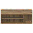 skobænk 102x30,5x45 cm konstrueret træ kunsteg