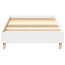 sengeramme uden madras 100x200 cm konstrueret træ hvid
