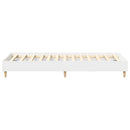 sengeramme uden madras 100x200 cm konstrueret træ hvid