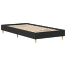 sengeramme uden madras 100x200 cm konstrueret træ sort