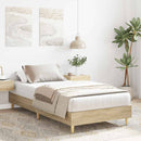 sengeramme uden madras 100x200 cm konstrueret træ sonoma-eg