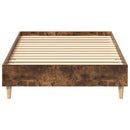 sengeramme uden madras 100x200 cm konstrueret træ røget eg