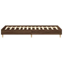 sengeramme uden madras 100x200 cm konstrueret træ brunt eg