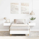 sengeramme uden madras 90x200 cm konstrueret træ hvid