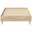 sengestel uden madras 90x200 cm konstrueret træ sonoma-eg