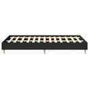 sengestel uden madras 140x190 cm konstrueret træ sort