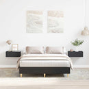 sengestel uden madras 140x190 cm konstrueret træ sort
