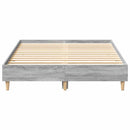 sengestel uden madras 140x190 cm konstrueret træ grå sonoma-eg