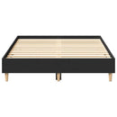 sengestel uden madras 135x190 cm konstrueret træ sort