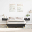sengestel uden madras 135x190 cm konstrueret træ sort