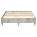 sengestel uden madras 135x190 cm konstrueret træ betongrå