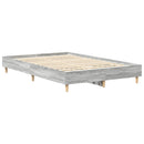 sengestel uden madras 135x190 cm konstrueret træ grå sonoma-eg