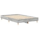 sengestel uden madras 135x190 cm konstrueret træ grå sonoma-eg
