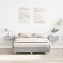 sengestel uden madras 135x190 cm konstrueret træ grå sonoma-eg