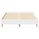 sengestel uden madras 120x190 cm konstrueret træ hvid