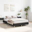 sengestel uden madras 120x190 cm konstrueret træ sort